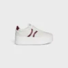 CELINE – Sneakers con Block, parte posteriore Triomphe e suola con zeppa in pelle di vitello CELINE – Sneakers con Block, parte posteriore Triomphe e suola con zeppa in pelle di vitello