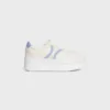CELINE – Sneakers con Block, parte posteriore Triomphe e suola con zeppa in pelle di vitello CELINE – Sneakers con Block, parte posteriore Triomphe e suola con zeppa in pelle di vitello