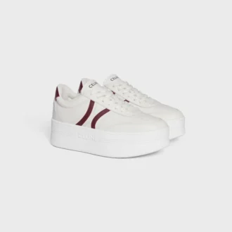 CELINE – Sneakers con Block, parte posteriore Triomphe e suola con zeppa in pelle di vitello
