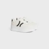 CELINE – Sneakers con Block, parte posteriore Triomphe e suola con zeppa in pelle di vitello CELINE – Sneakers con Block, parte posteriore Triomphe e suola con zeppa in pelle di vitello