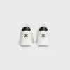 CELINE – Sneakers con Block, parte posteriore Triomphe e suola con zeppa in pelle di vitello CELINE – Sneakers con Block, parte posteriore Triomphe e suola con zeppa in pelle di vitello