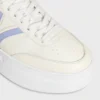 CELINE – Sneakers con Block, parte posteriore Triomphe e suola con zeppa in pelle di vitello CELINE – Sneakers con Block, parte posteriore Triomphe e suola con zeppa in pelle di vitello