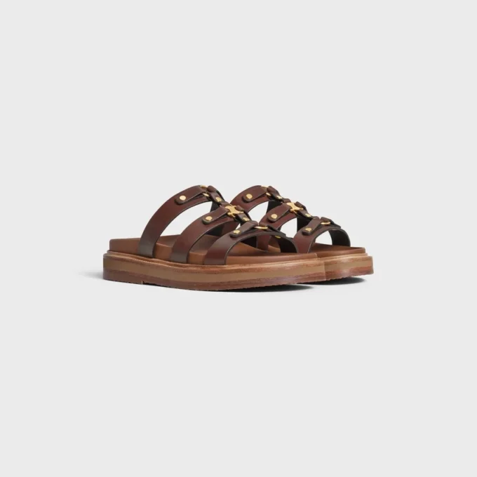 CELINE – Tippi Slide in pelle di vitello – Concia vegetale CELINE – Tippi Slide in pelle di vitello – Concia vegetale