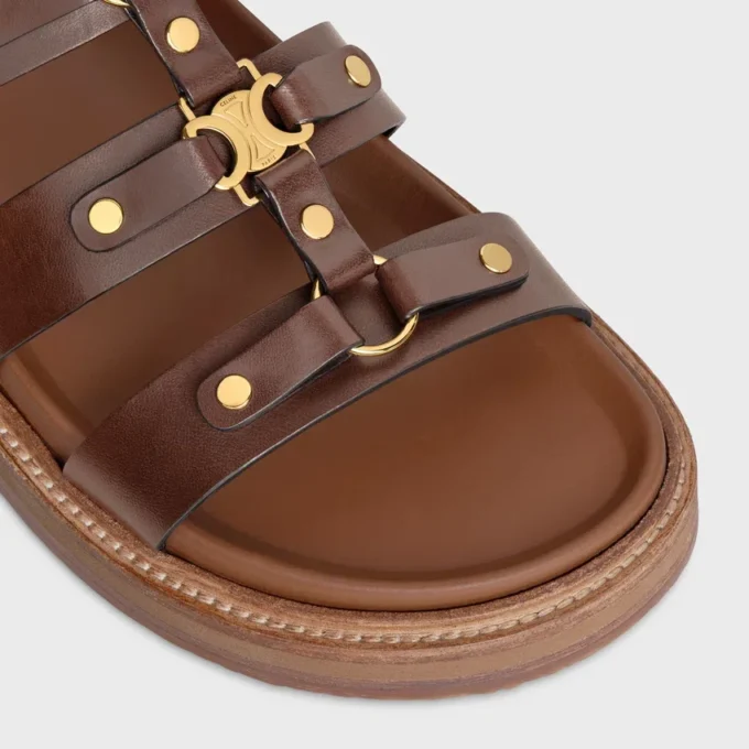 CELINE – Tippi Slide in pelle di vitello – Concia vegetale CELINE – Tippi Slide in pelle di vitello – Concia vegetale