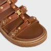 CELINE – Tippi Slide in pelle di vitello ricamata CELINE – Tippi Slide in pelle di vitello ricamata