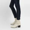 Cheri – Stivaletto con cerniera in pelle di agnello elasticizzata Cheri – Stivaletto con cerniera in pelle di agnello elasticizzata
