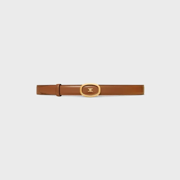 Cintura CELINE Alix reversibile media da 25 mm in Taurillon Cintura CELINE Alix reversibile media da 25 mm in Taurillon