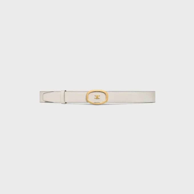 Cintura CELINE Alix reversibile media da 25 mm in Taurillon Cintura CELINE Alix reversibile media da 25 mm in Taurillon