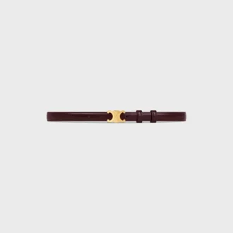 Cintura Triomphe 18 mm in pelle Taurillon Cintura Triomphe 18 mm in pelle Taurillon