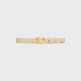 Cintura Triomphe 25 mm in pelle Taurillon