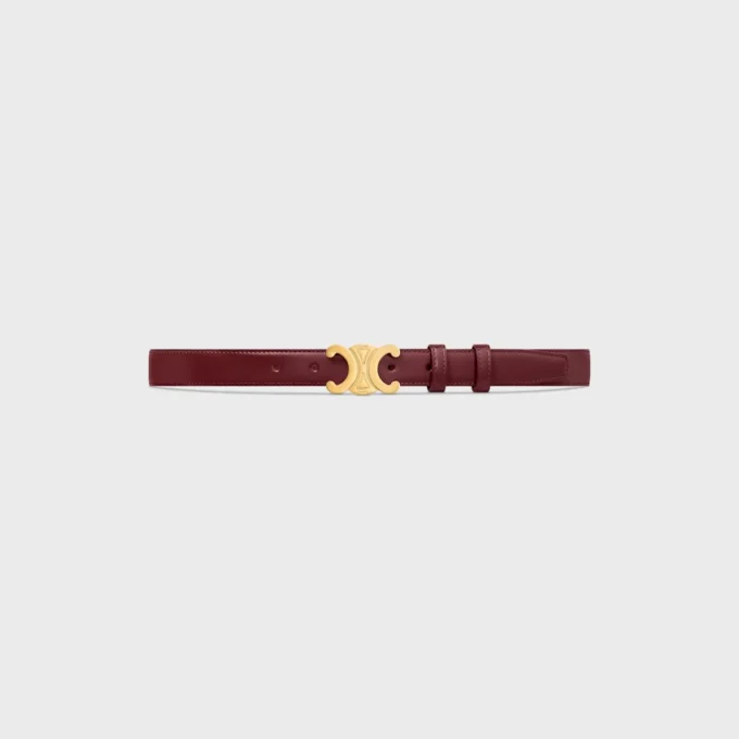 Cintura Triomphe 25 mm in pelle Taurillon Cintura Triomphe 25 mm in pelle Taurillon