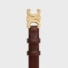Cintura Triomphe 25 mm in pelle Taurillon Cintura Triomphe 25 mm in pelle Taurillon