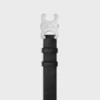 Cintura Triomphe 30 mm in pelle di vitello martellata Cintura Triomphe 30 mm in pelle di vitello martellata