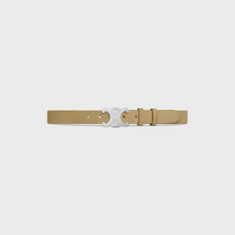 Cintura Triomphe 30 mm in pelle di vitello scamosciata