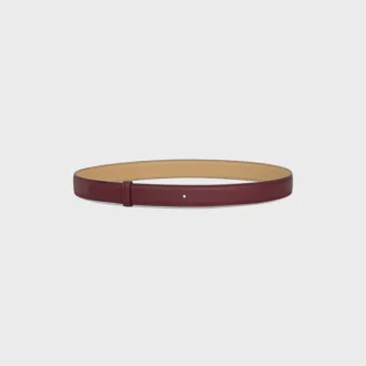 Cinturino reversibile da 25 mm in pelle di vitello liscia e martellata