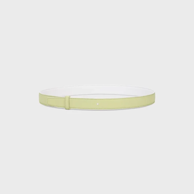 Cinturino reversibile da 25 mm in pelle di vitello liscia e martellata Cinturino reversibile da 25 mm in pelle di vitello liscia e martellata