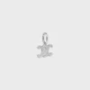 Ciondoli CELINE Triomphe in strass e ottone con finitura in rodio Ciondoli CELINE Triomphe in strass e ottone con finitura in rodio