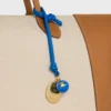 Ciondolo medaglione CELINE in pelle di agnello liscia e metallo