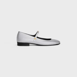 City Ballerina in pelle di agnello laminata