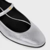 City Ballerina in pelle di agnello laminata City Ballerina in pelle di agnello laminata