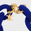 Collana Ata CELINE Links in perline e ottone con finitura dorata Collana Ata CELINE Links in perline e ottone con finitura dorata