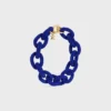 Collana Ata CELINE Links in perline e ottone con finitura dorata Collana Ata CELINE Links in perline e ottone con finitura dorata