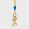 Collana CELINE Charms Cordon in seta e ottone con finitura dorata Collana CELINE Charms Cordon in seta e ottone con finitura dorata