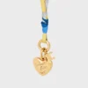 Collana CELINE Charms Cordon in seta e ottone con finitura dorata Collana CELINE Charms Cordon in seta e ottone con finitura dorata