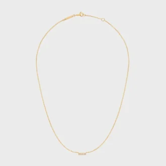 Collana CELINE Line in oro giallo e diamanti