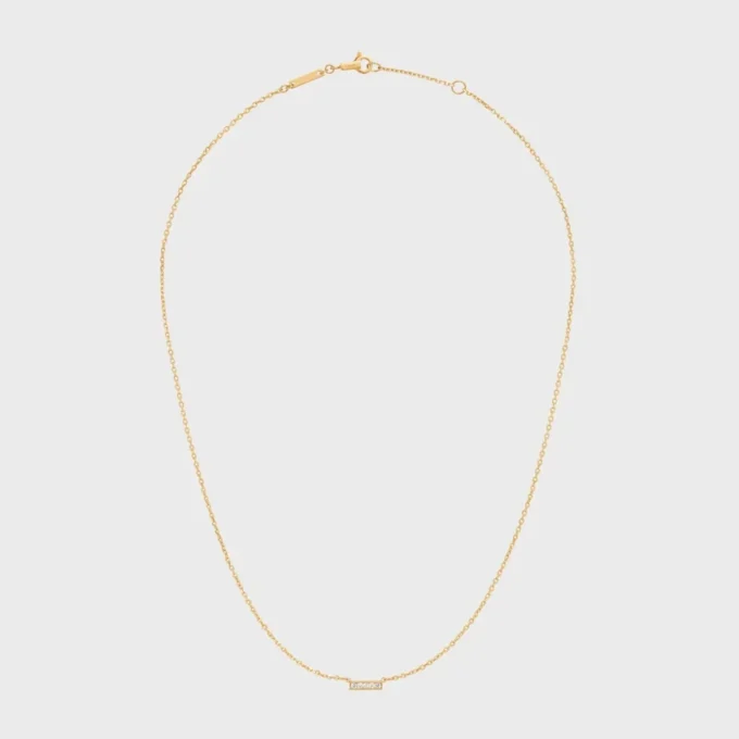 Collana CELINE Line in oro giallo e diamanti Collana CELINE Line in oro giallo e diamanti