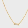 Collana CELINE Line in oro giallo e diamanti Collana CELINE Line in oro giallo e diamanti