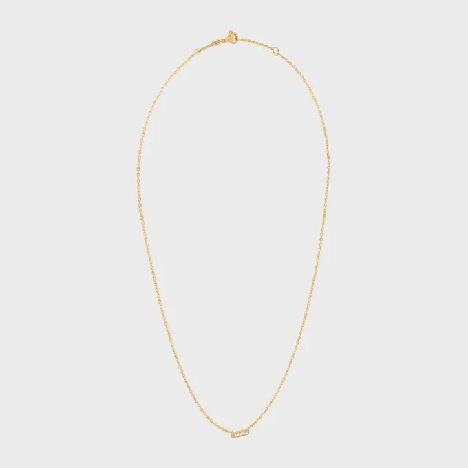 Collana CELINE Line in oro giallo e diamanti Collana CELINE Line in oro giallo e diamanti