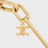 Collana con ciondoli in ottone con finitura dorata Collana con ciondoli in ottone con finitura dorata
