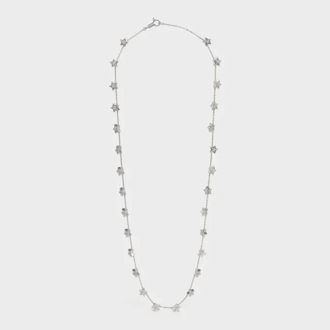 Collana Etoile CELINE Multi Stars in oro bianco e diamanti Collana Etoile CELINE Multi Stars in oro bianco e diamanti