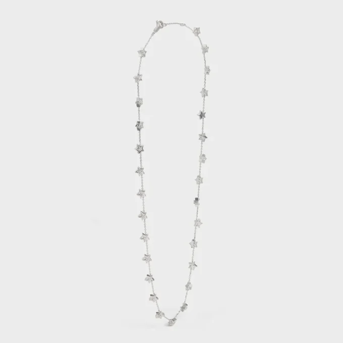 Collana Etoile CELINE Multi Stars in oro bianco e diamanti Collana Etoile CELINE Multi Stars in oro bianco e diamanti