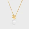Collana Les Perles CELINE in perle di resina e ottone con finitura dorata Collana Les Perles CELINE in perle di resina e ottone con finitura dorata