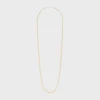 Collana lunga con ciondoli in ottone con finitura in oro e rodio Collana lunga con ciondoli in ottone con finitura in oro e rodio