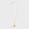 Collana Medaille CELINE Small in oro giallo e diamanti Collana Medaille CELINE Small in oro giallo e diamanti