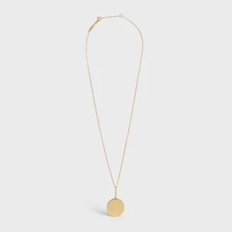 Collana Medaille CELINE Small in oro giallo e diamanti