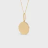Collana Medaille CELINE Small in oro giallo e diamanti Collana Medaille CELINE Small in oro giallo e diamanti