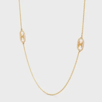 Collana Sautoir Maillon Triomphe in oro giallo e diamanti