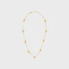 Collana Triomphe Mini Triomphe in ottone con finitura dorata Collana Triomphe Mini Triomphe in ottone con finitura dorata
