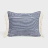 Cuscino Triomphe in cotone a righe