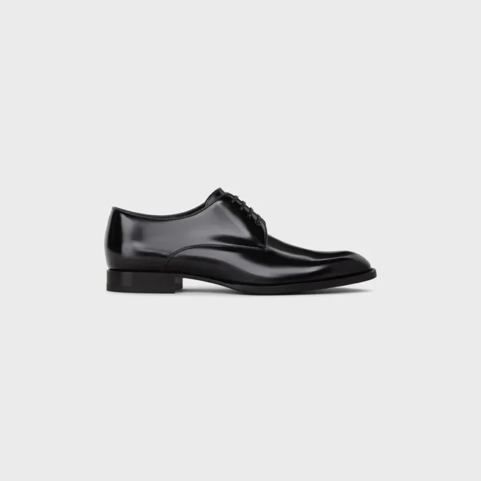 Derby CELINE Tuxedo in pelle di toro lucida Derby CELINE Tuxedo in pelle di toro lucida