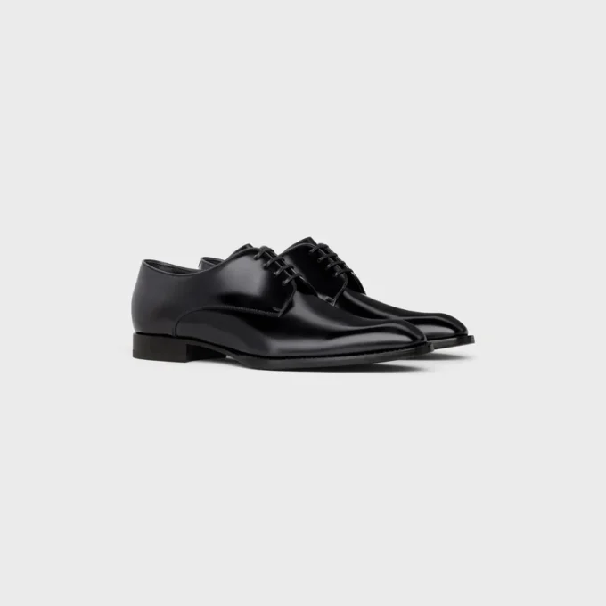 Derby CELINE Tuxedo in pelle di toro lucida Derby CELINE Tuxedo in pelle di toro lucida