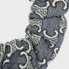 Elastico per capelli CELINE Jacquard Triomphe in cotone, poliestere, poliammide e ottone con finitura dorata Elastico per capelli CELINE Jacquard Triomphe in cotone, poliestere, poliammide e ottone con finitura dorata
