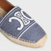 Espadrillas CELINE in tessuto a righe con motivo Triomphe Espadrillas CELINE in tessuto a righe con motivo Triomphe