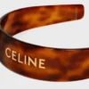 Fascia per capelli CELINE in acetato e acciaio Fascia per capelli CELINE in acetato e acciaio