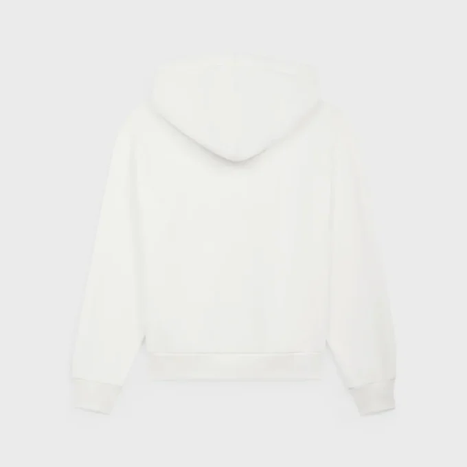 Felpa con cappuccio CELINE in cotone felpato