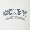 Felpa con cappuccio CELINE in cotone felpato